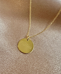 Soneto Jewelry Gullkede "Fearless"