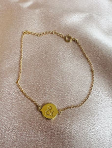Bali Blis - & Symbol - Gullbelagt Armbånd