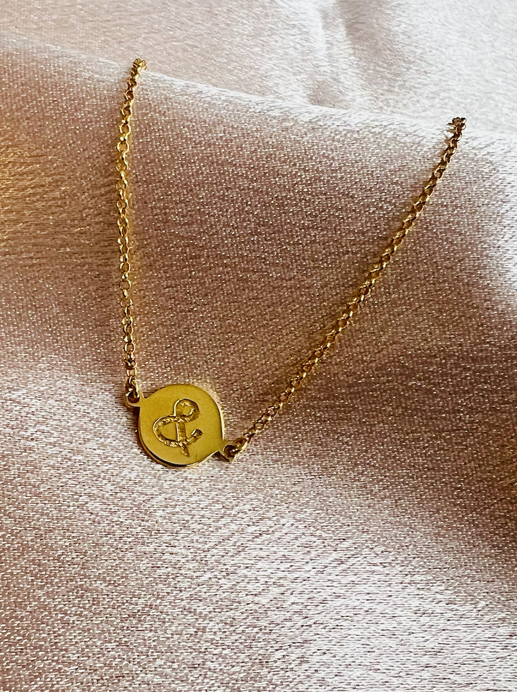 Bali Blis - & Symbol - Gullbelagt Armbånd