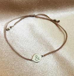 Bali Bliss Armbånd - Gammelrosa -  & symbol for mental helse