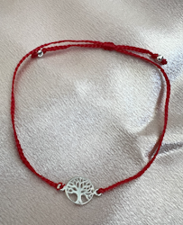 Bali Bliss Armbånd - Tree of Life - Rød