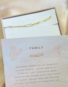 Everly Made - Gullarmbånd -FAMILY  4