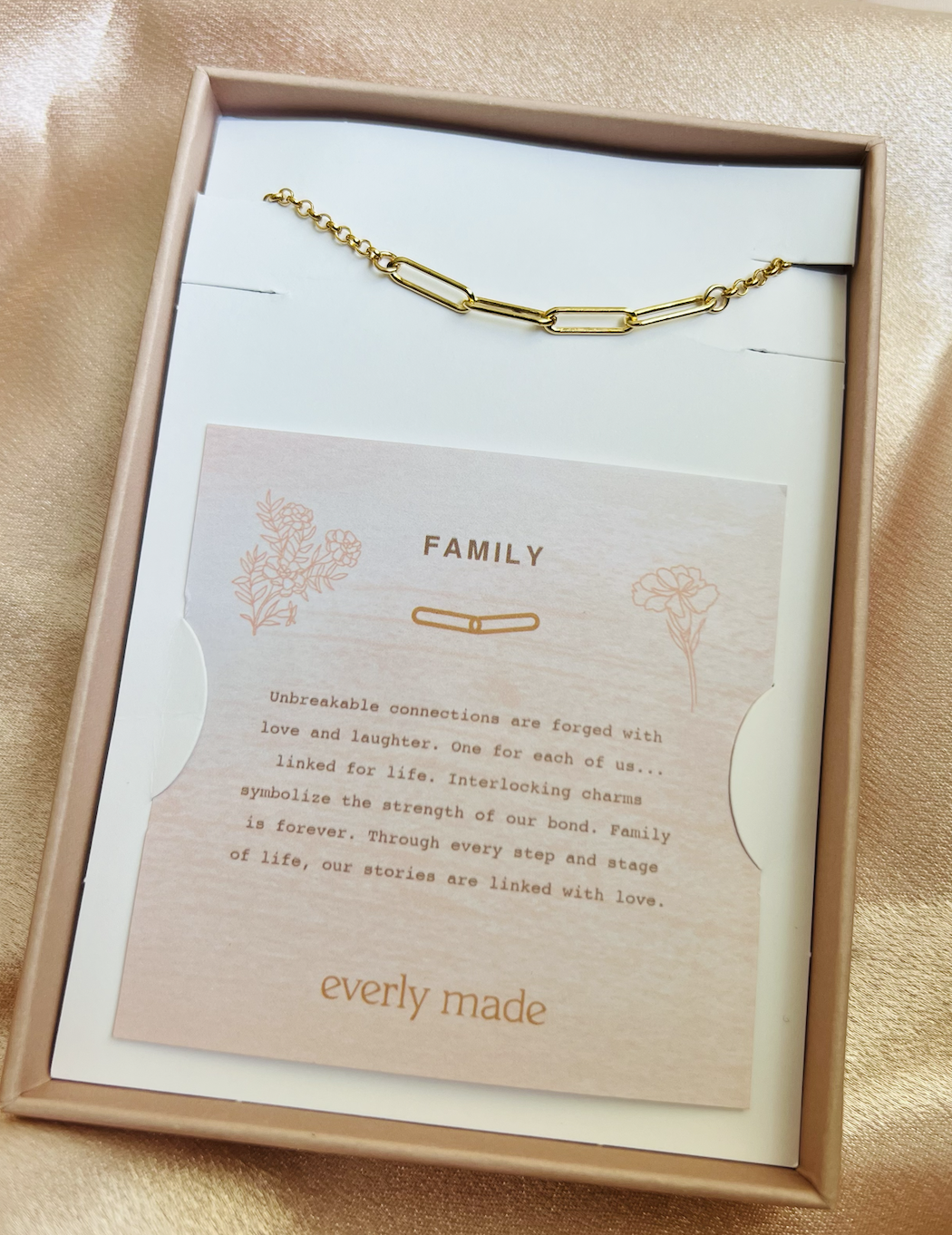 Everly Made - Gullarmbånd -FAMILY  4