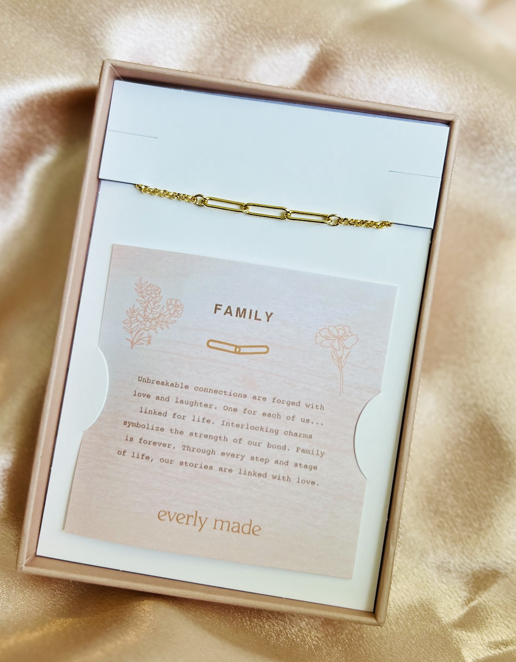 Everly Made - Gullarmbånd -FAMILY  3