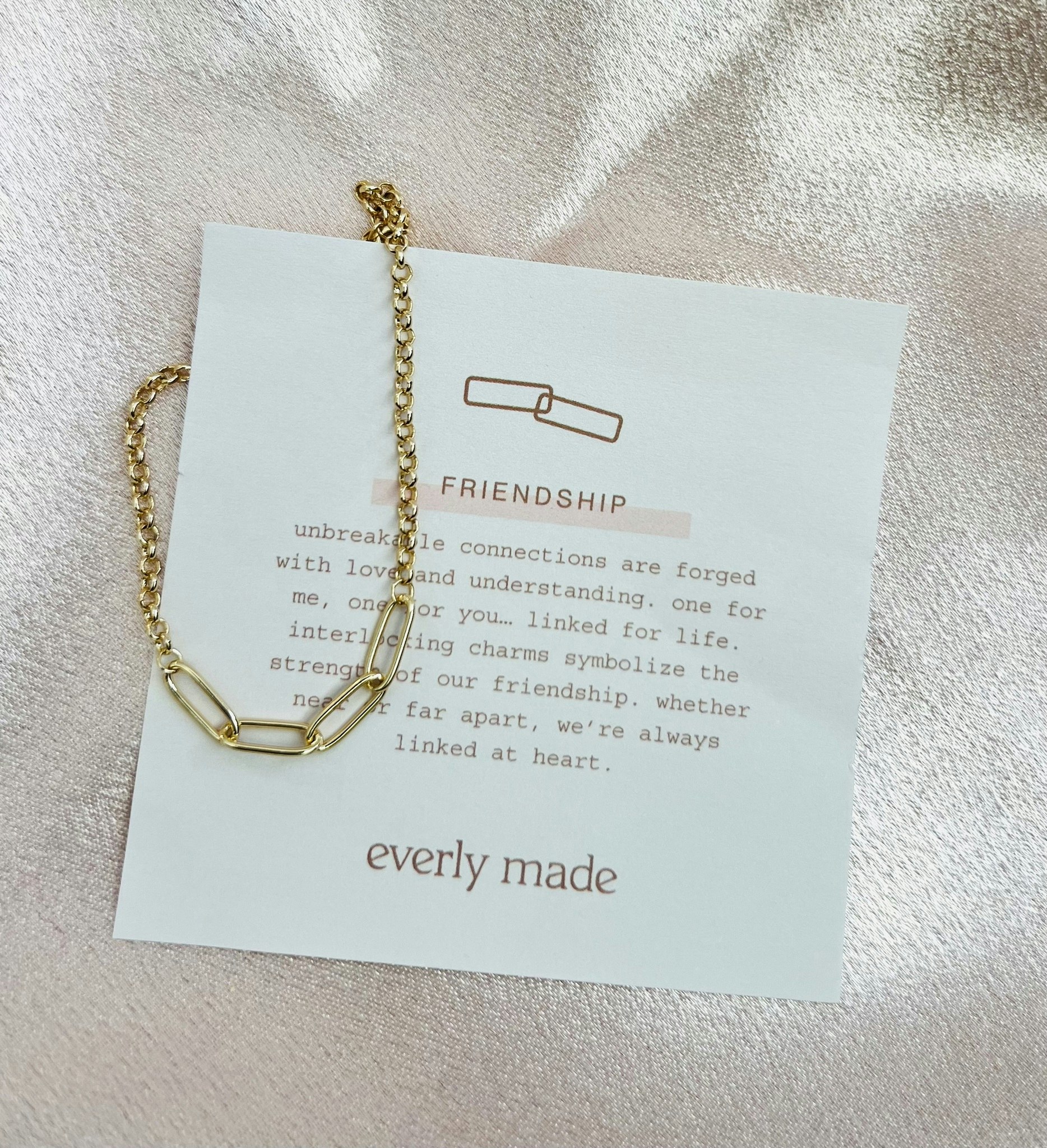 Everly Made - Gullarmbånd - FRIENDS  4