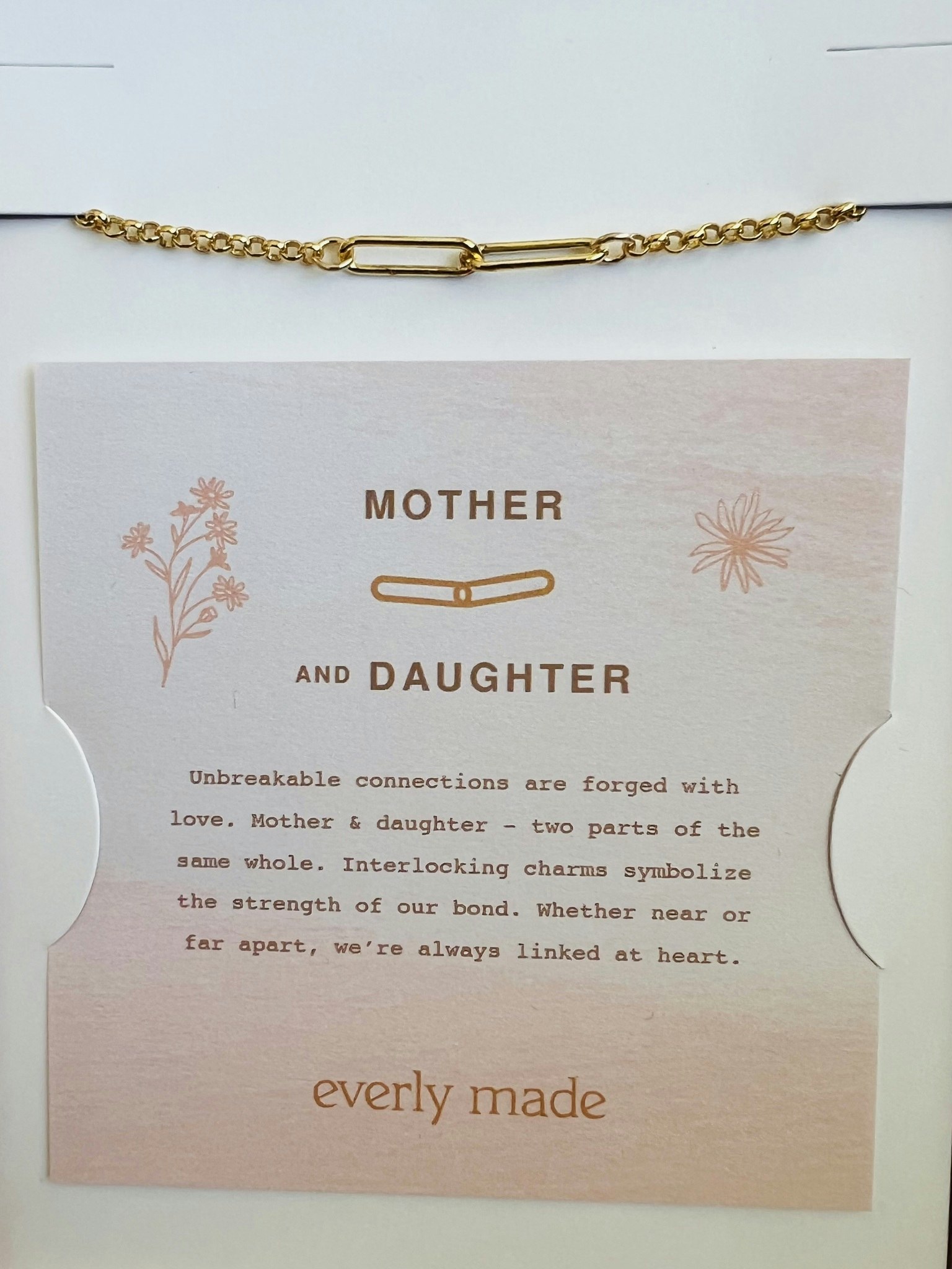 Everly Made - Mor/Datter gullarmbånd