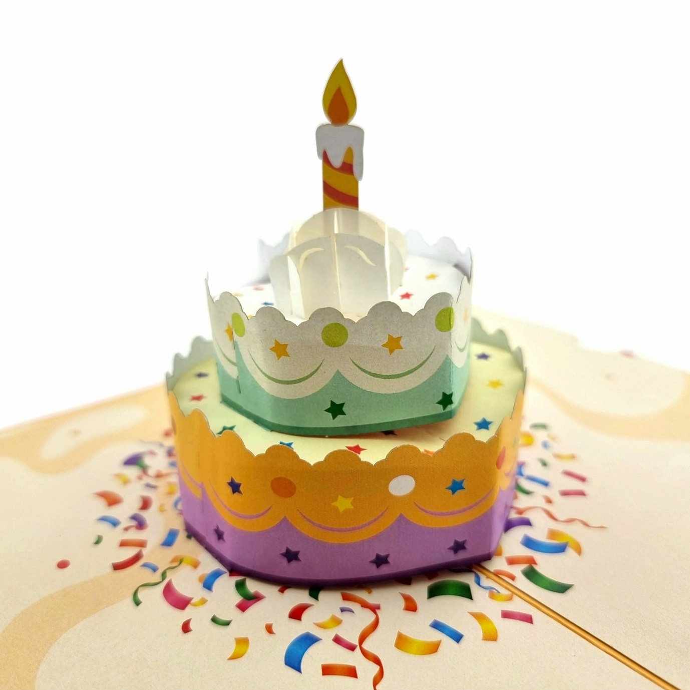 Color Pop Card - Birthday Cake