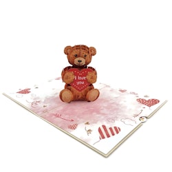 Color Pop Cards - Love Bear