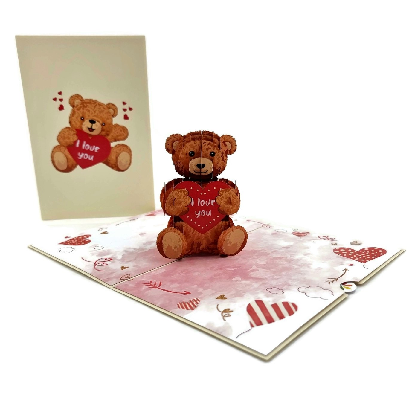 Color Pop Cards - Love Bear