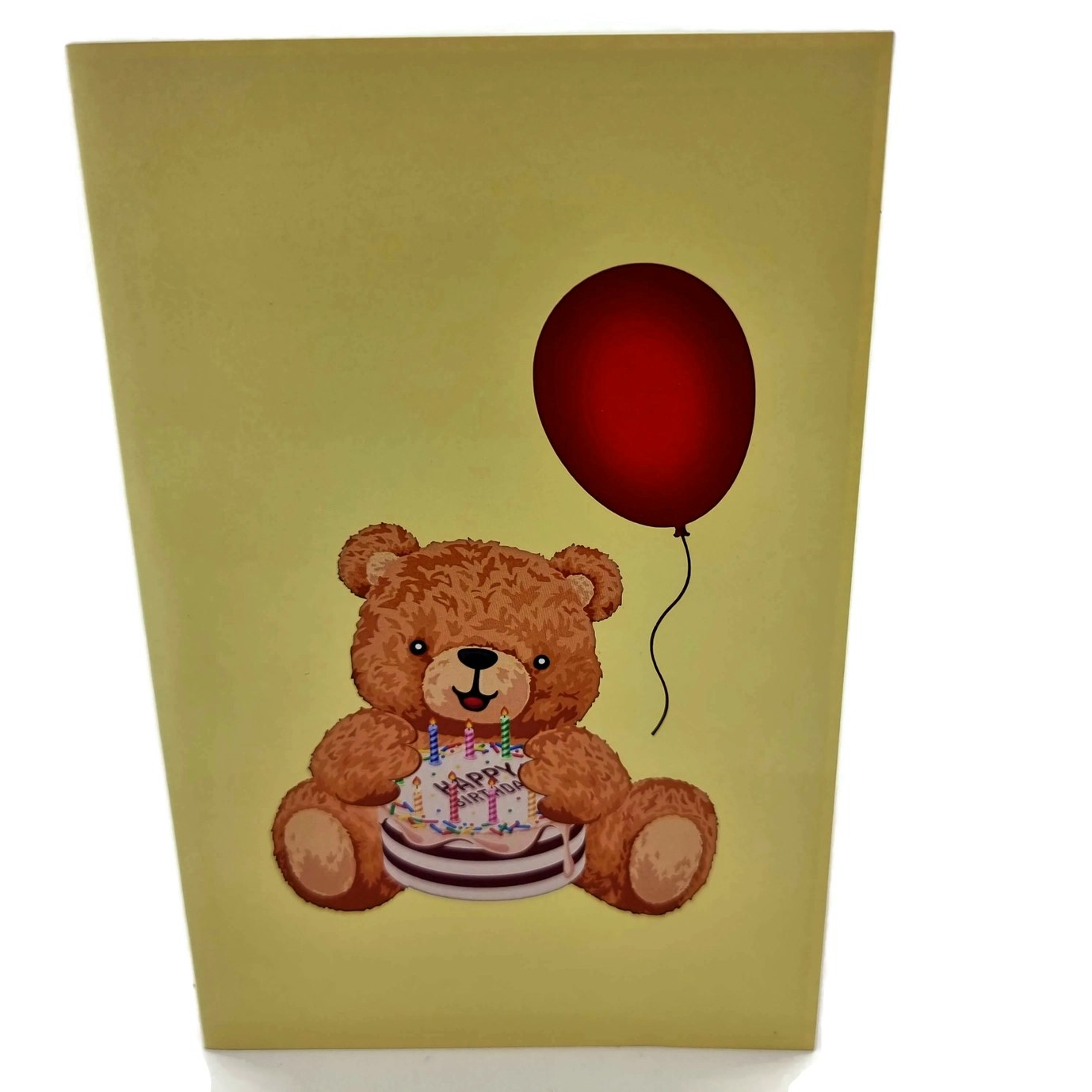 Color Pop Cards - Birthday Teddy