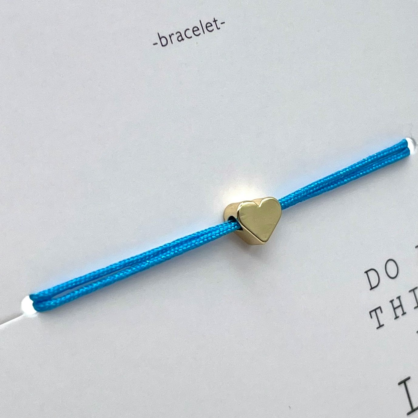 Parsley & Pepper - Friendship Heart Bracelet  - Blå