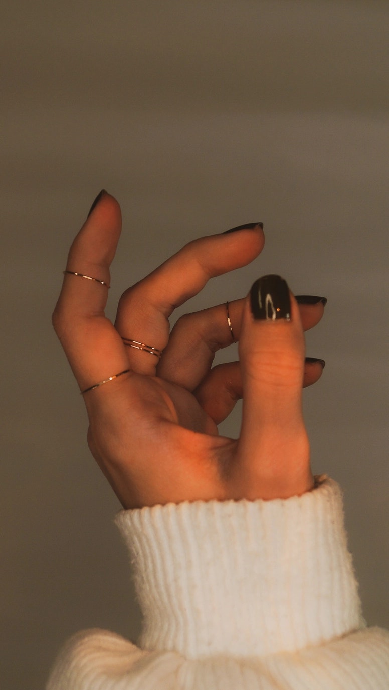 Ultra Thin Stacking Gold ring - size 10