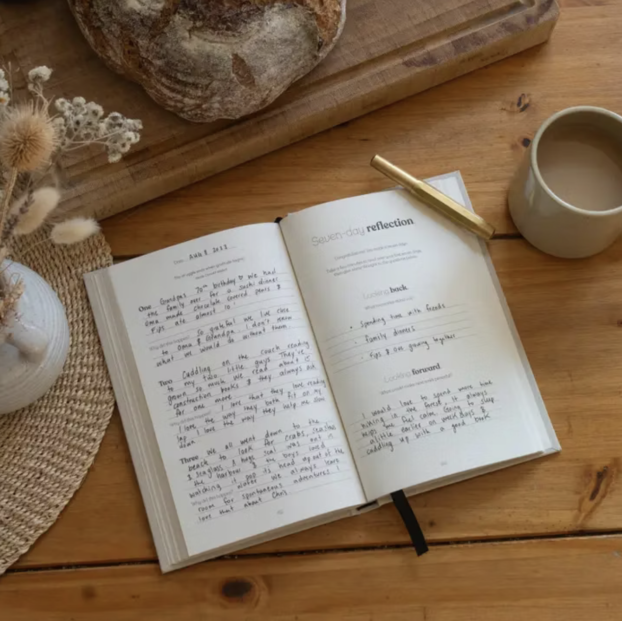 Three Good Things Journal - Memories, Gratitude, Connection