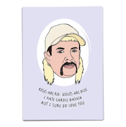 Kaart Blanche - Joe Exotic Happy Birthday