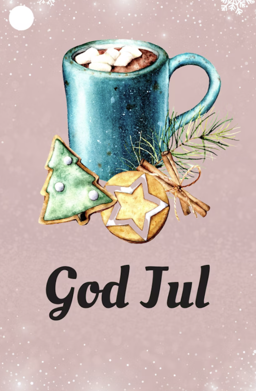 Julekopp Til-fra-lapper - 10pk