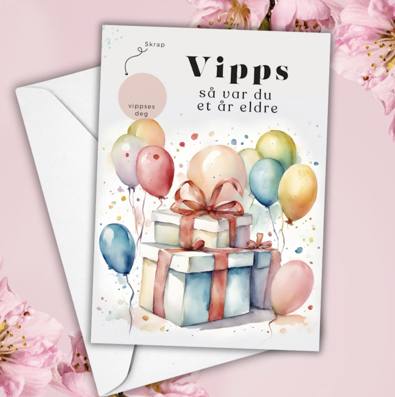 Vipps Bursdagskort - Gaver