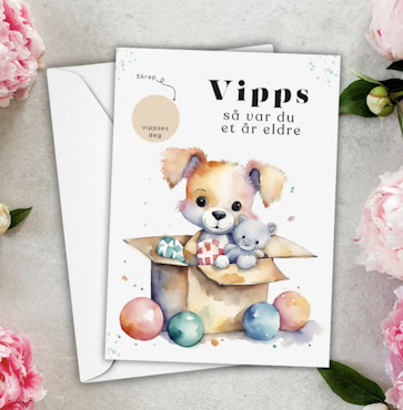 Vipps Bursdagskort - Toys