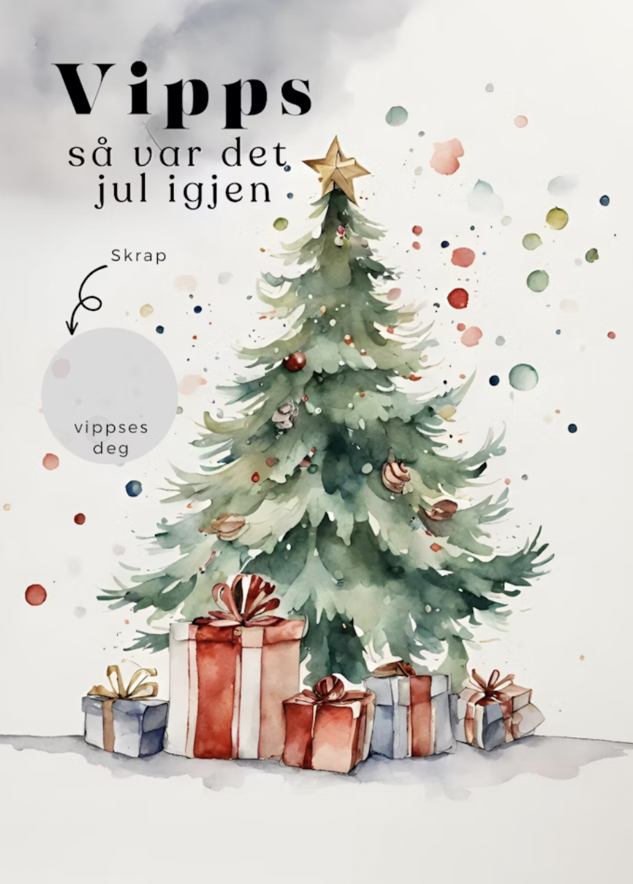 Vipps Julekort - Juletre
