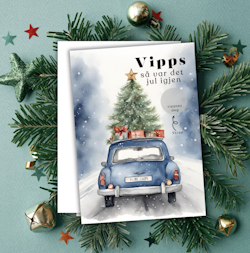 Vippskort - Hjem til jul