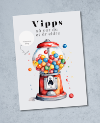 Vipps Bursdagskort - Candy