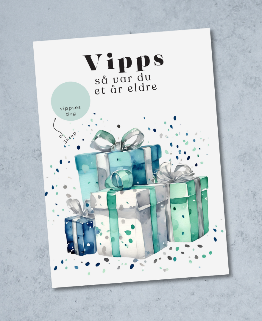 Vipps Bursdagskort - Birthday Presents