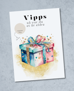 Vipps Bursdagskort - Birthday Present