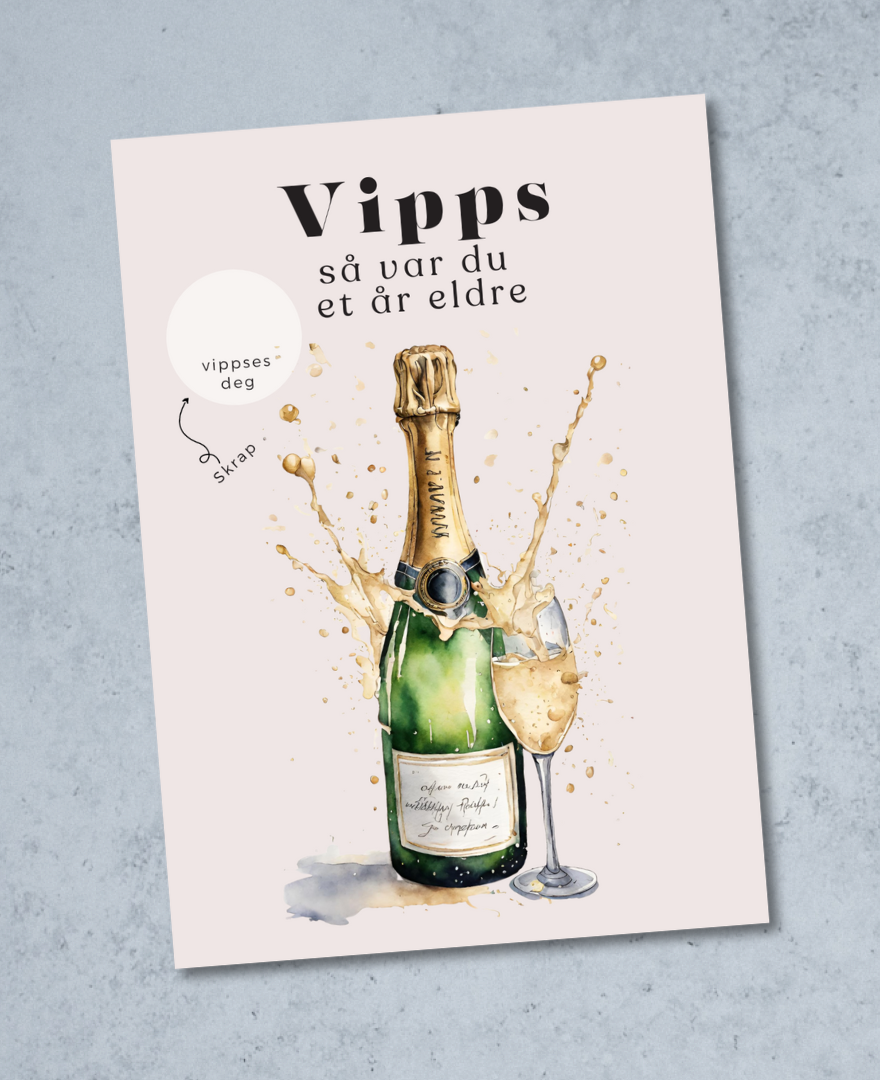 Vipps Bursdagskort - Bubbles