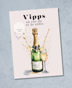 Vipps Bursdagskort - Bubbles