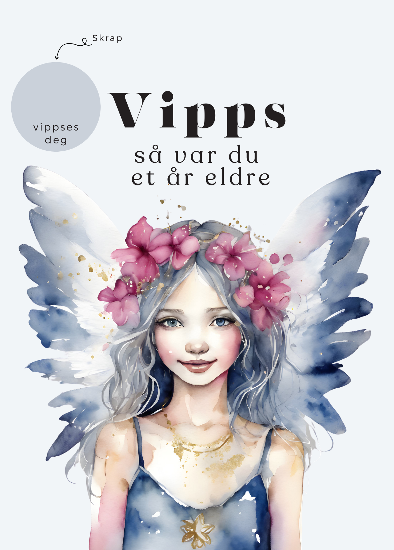 3pk Vipps Skrapekort - Faires and Angle