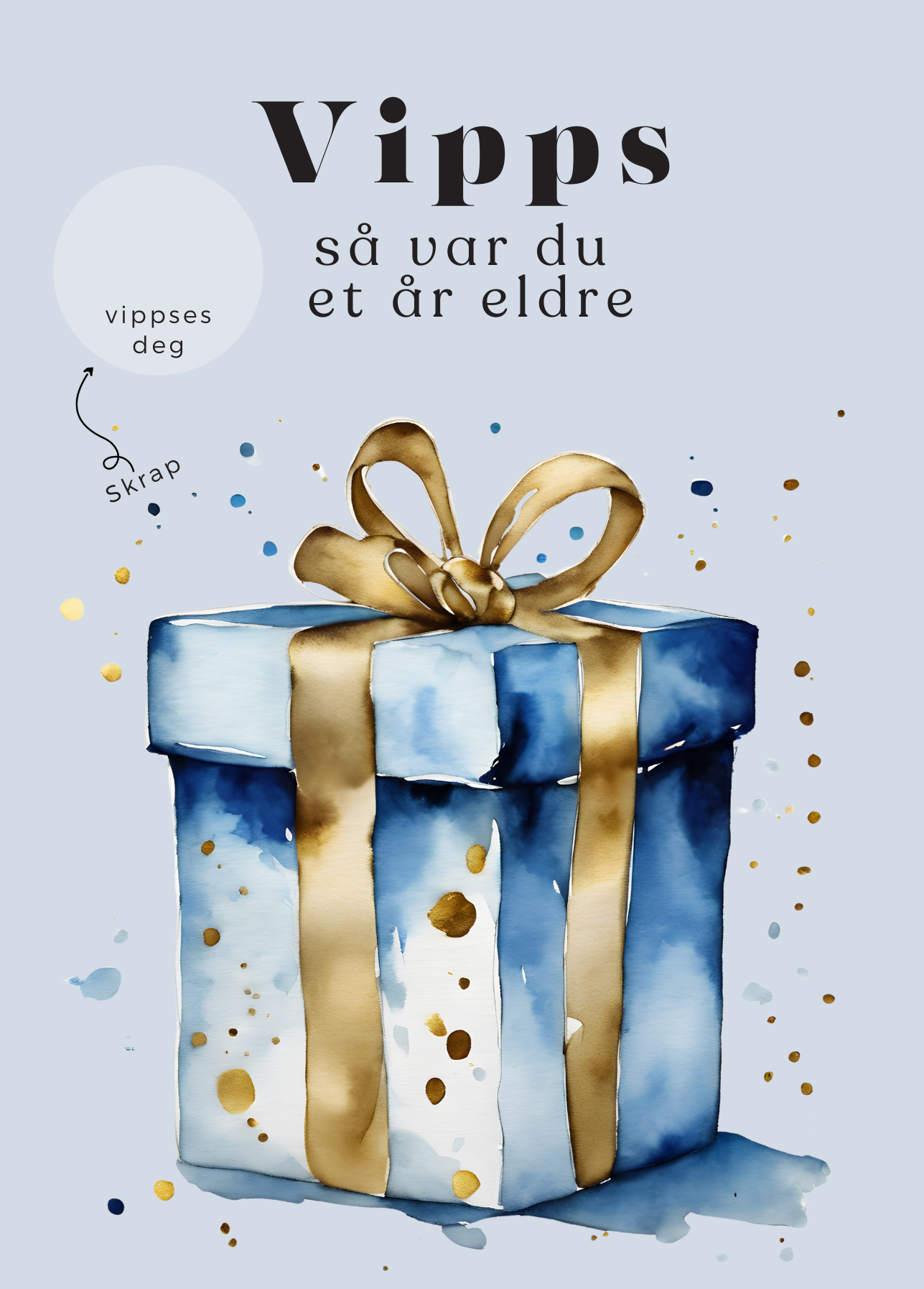 3pk Vipps Skrapekort - Birthday Presents