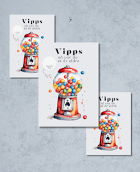 3pk Vipps Skrapekort - Candy