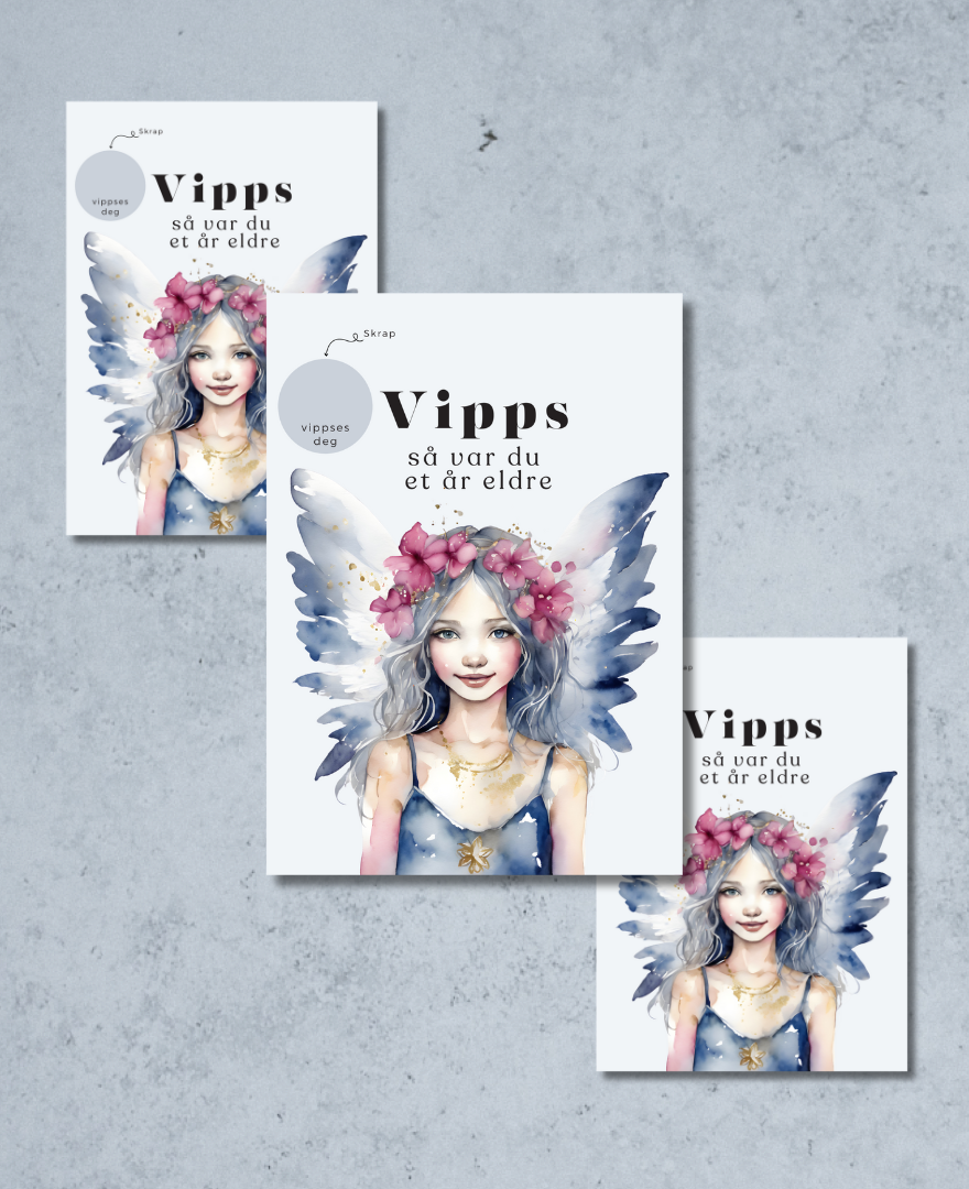 3pk Vipps Skrapekort - Angle