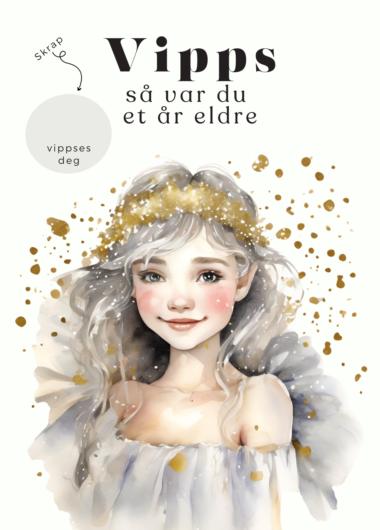 3pk Vipps Skrapekort - Little Fairy