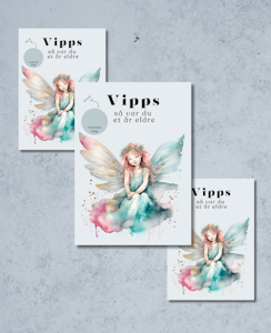 3pk Vipps Skrapekort - Fairy