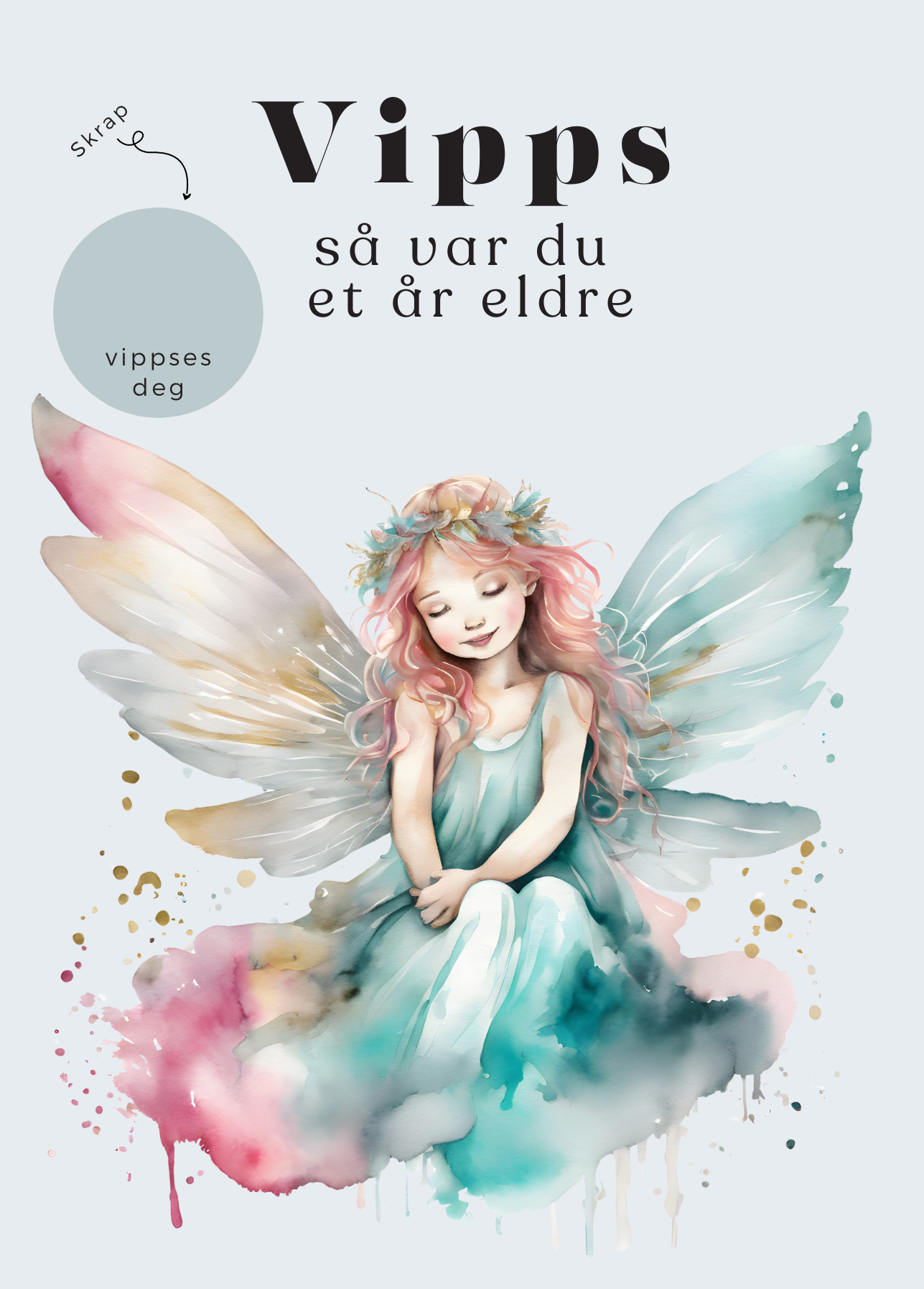 3pk Vipps Skrapekort - Fairy