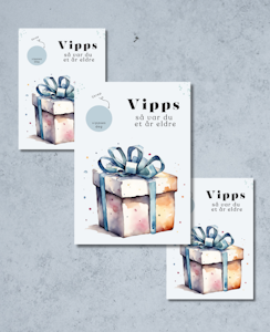 3pk Vipps Skrapekort - Present