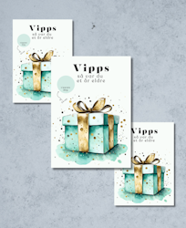 3pk Vipps Skrapekort - Present