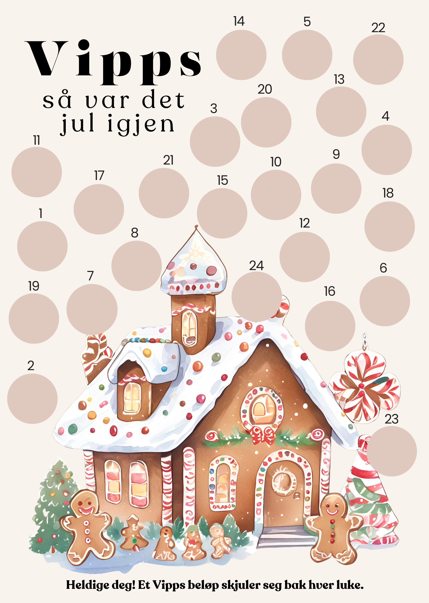 Vipps - Scratch-off Julekalender