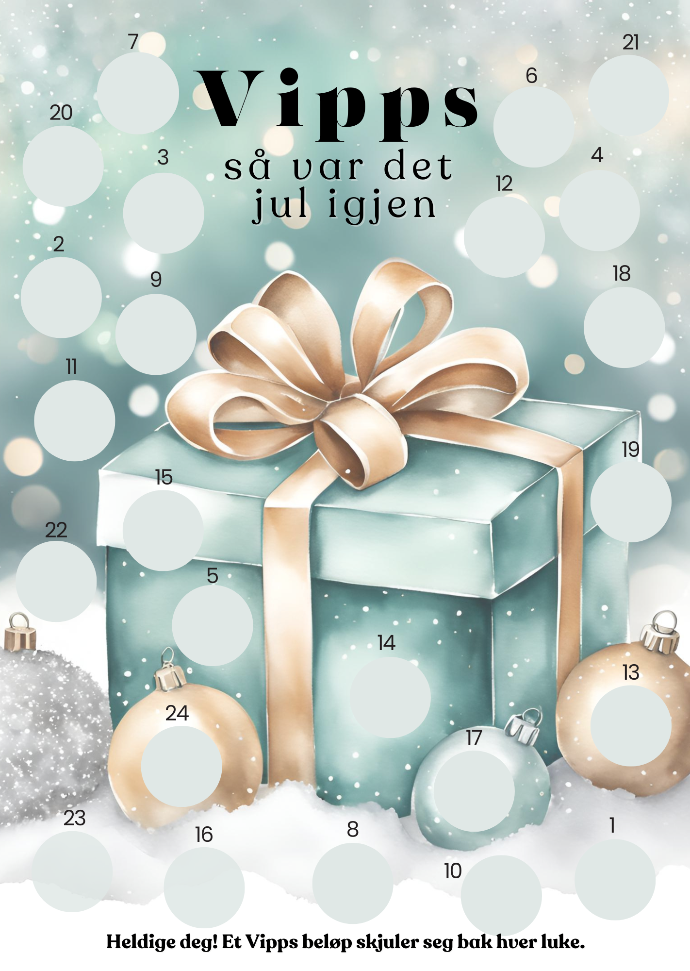 Vipps - Scratch-off Julekalender