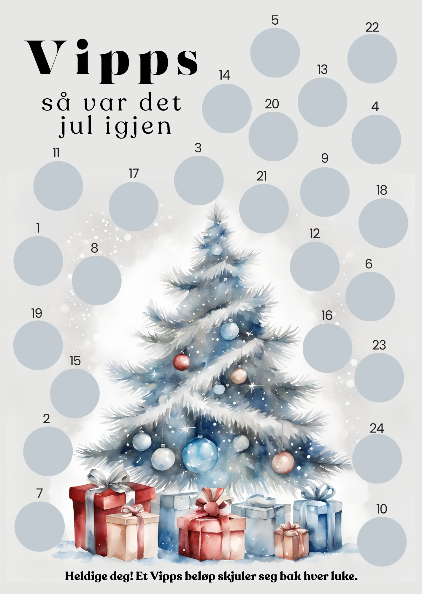 Vipps - Scratch-off Julekalender