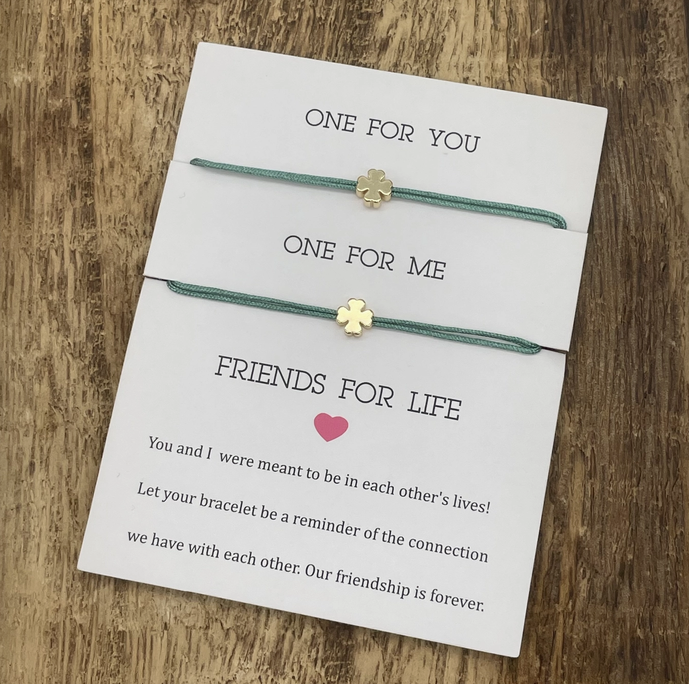 Parsley & Pepper - Friends for Life Bracelet - Kløver Mint