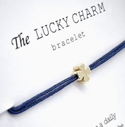 Parsley & Pepper - Lucky Charm Bracelet - Clover - Blå