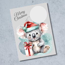 Jul Skrapekort - Koala