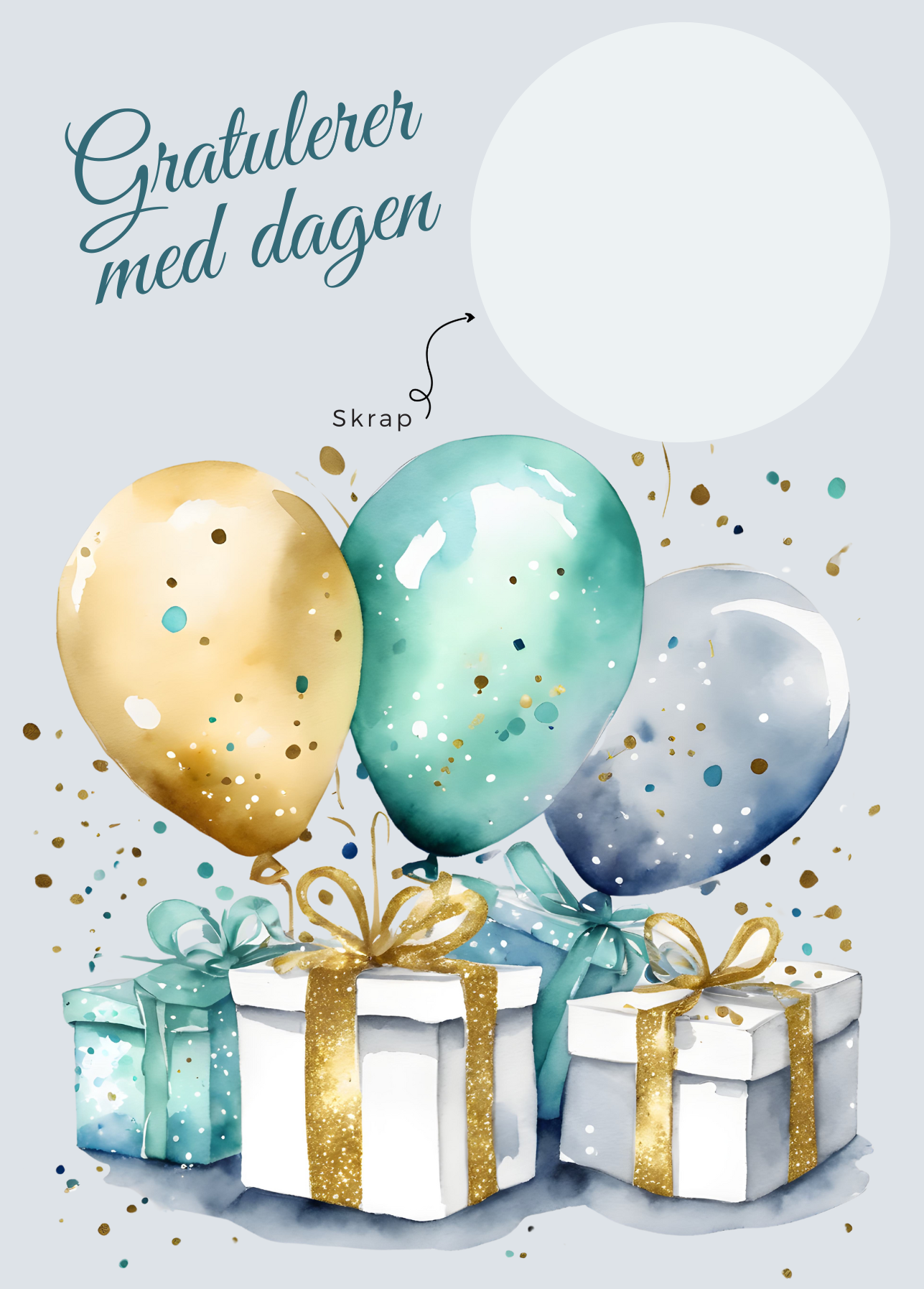 Bursdag Skrapekort - Gaver