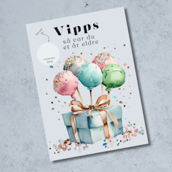 Vipps Bursdagskort - Cakepops