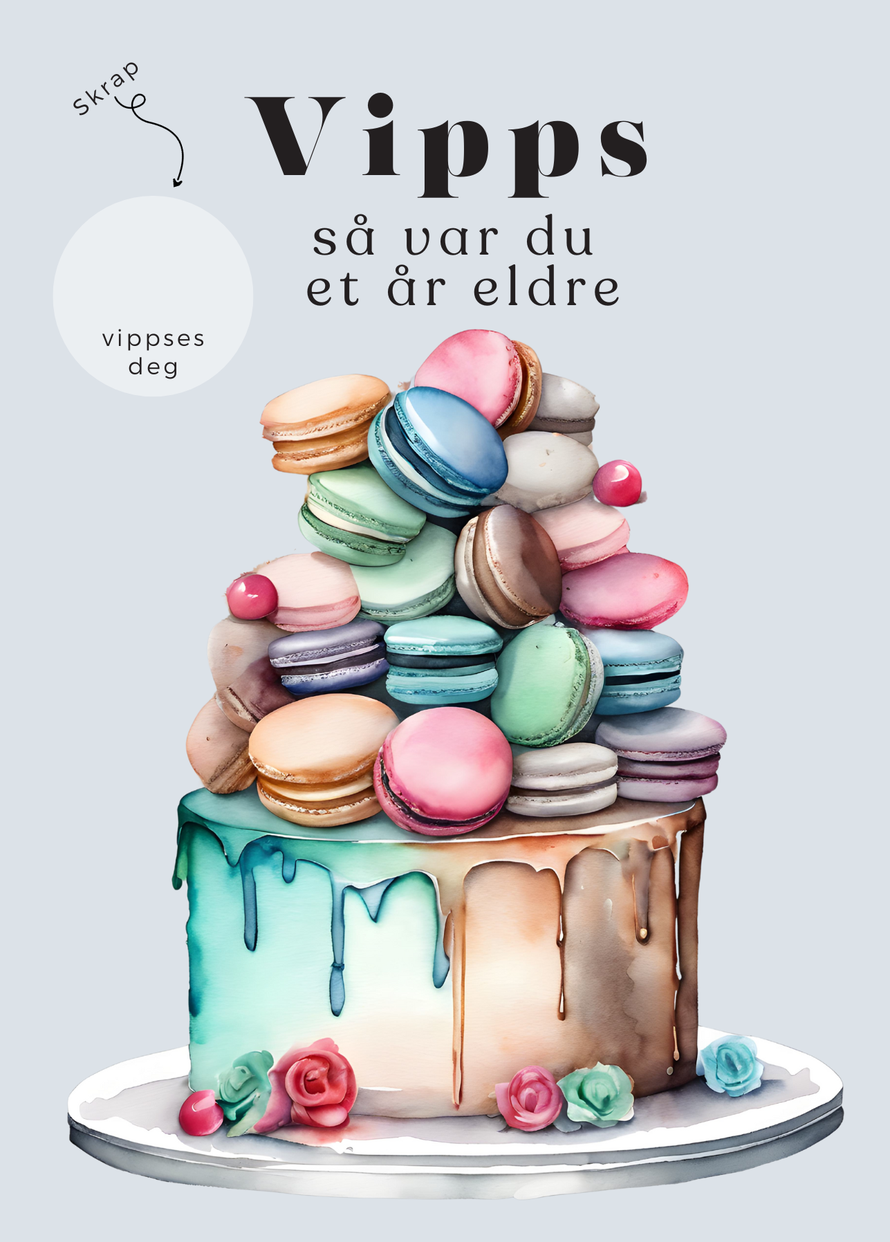 Vipps Bursdagskort - Crazy Cake