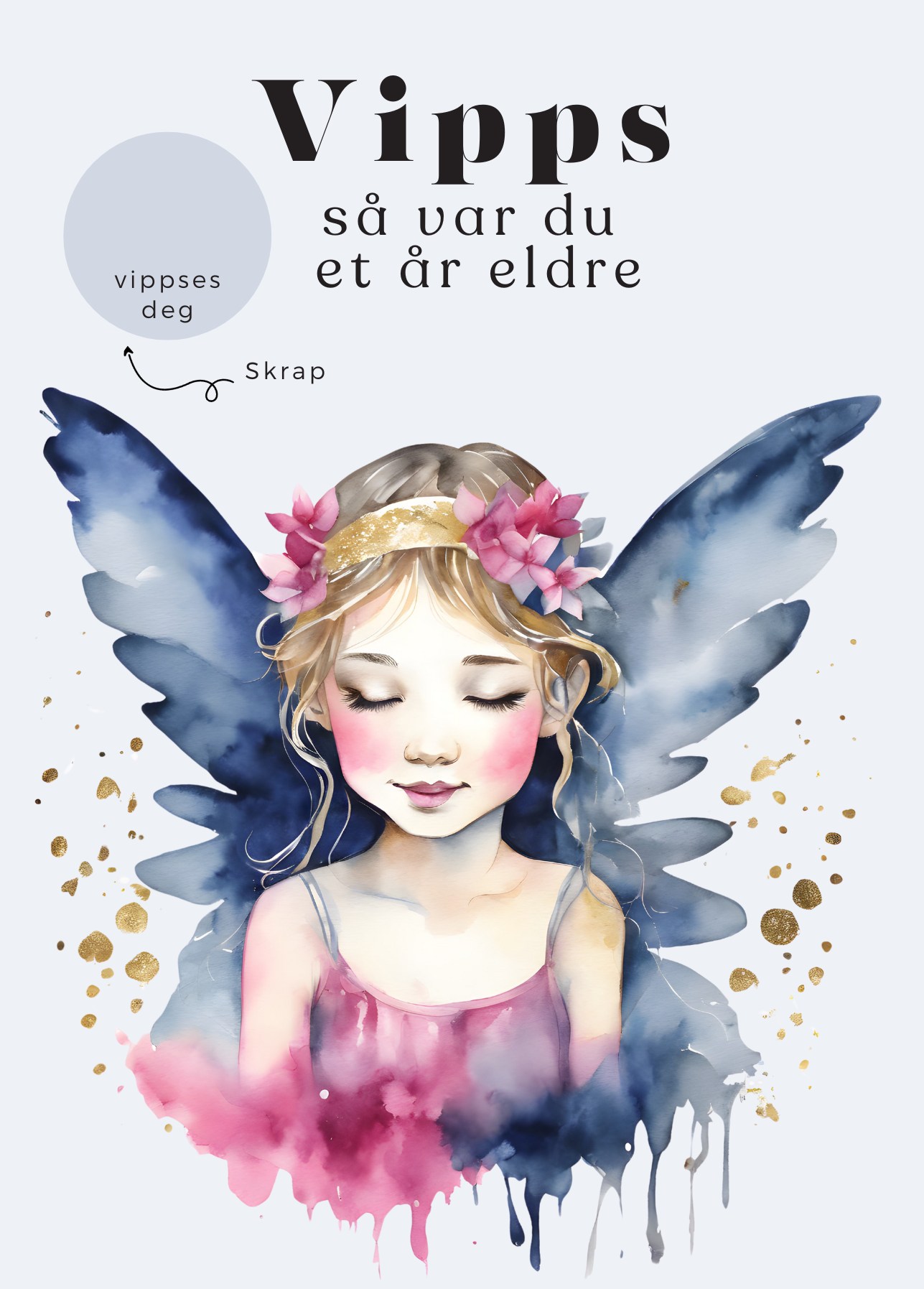 3pk Vipps Skrapekort - Fairy