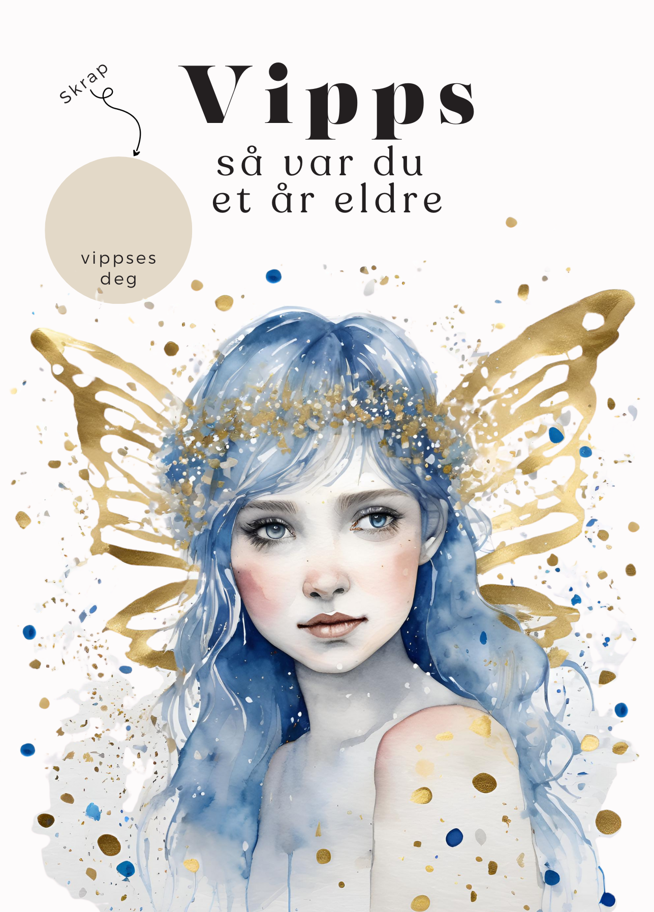 3pk Vipps Skrapekort - Fairy