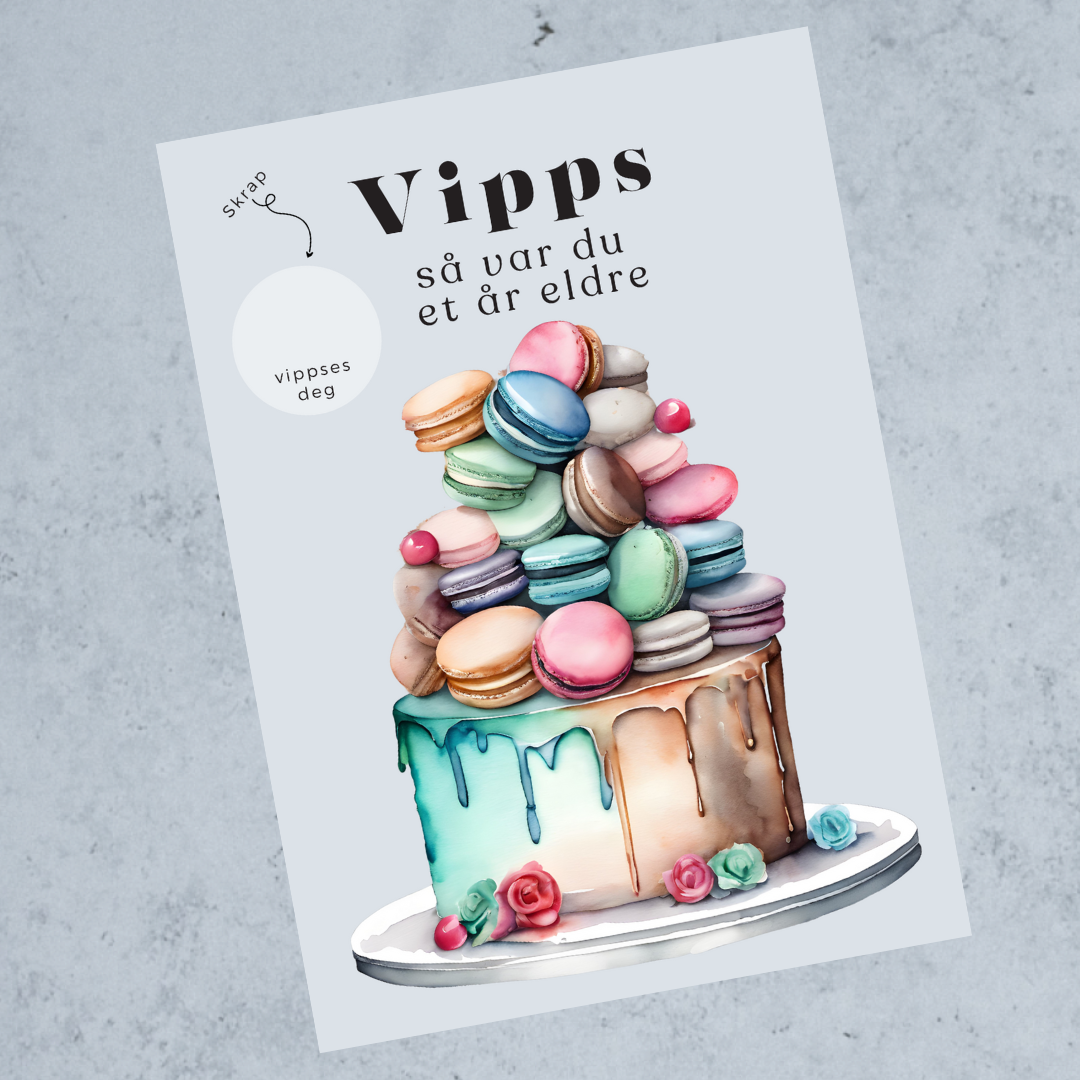 3pk Vipps Skrapekort - Sweets