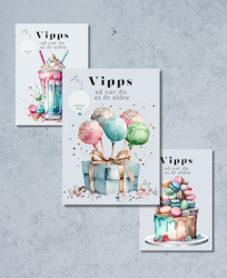3pk Vipps Skrapekort - Sweets
